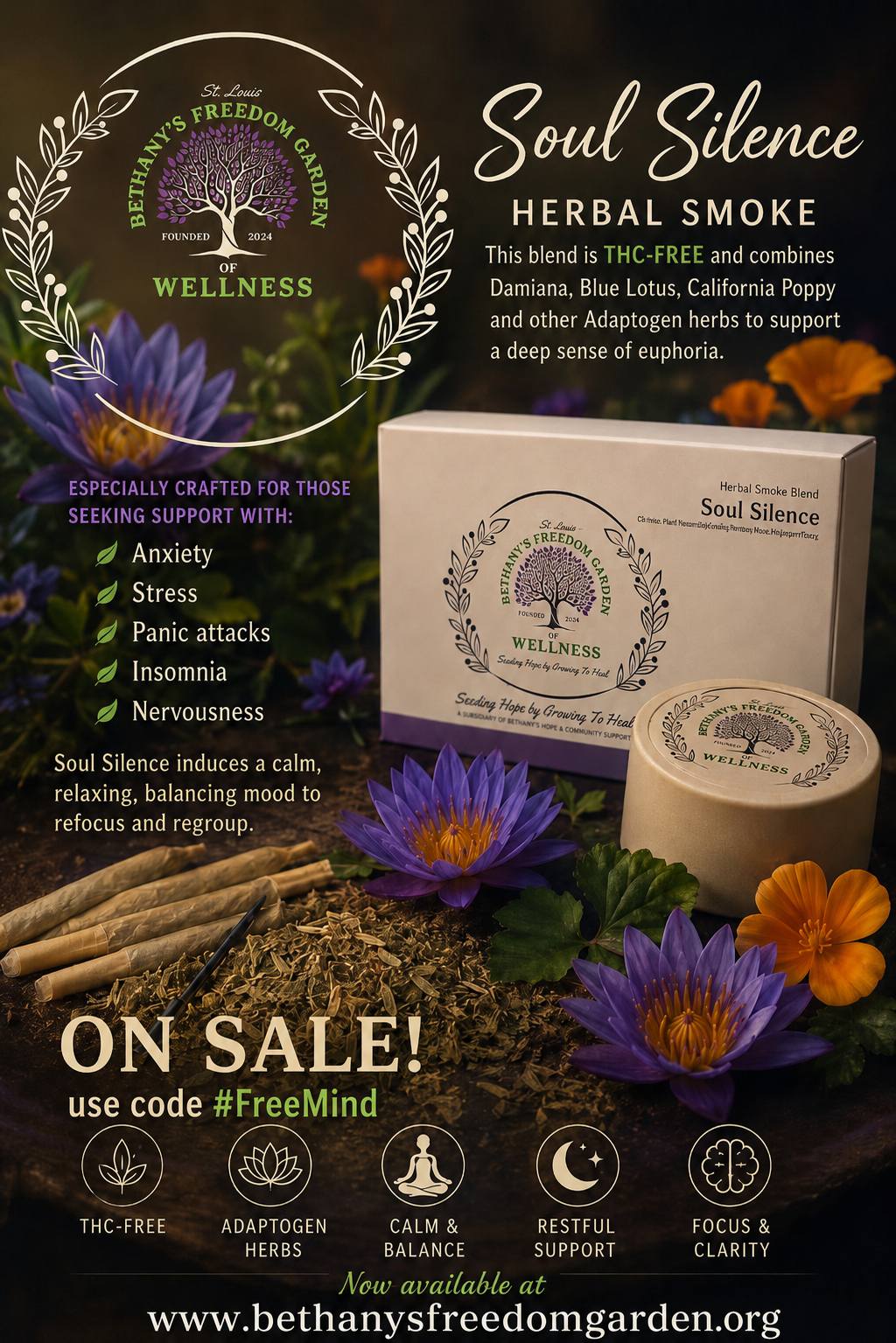 Soul Silence Herbal Smoke Blend